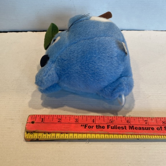 Vintage & Very Rare My Neighbor Totoro Blue Plush Vibrating Animal with Sack - Picture 6 of 8